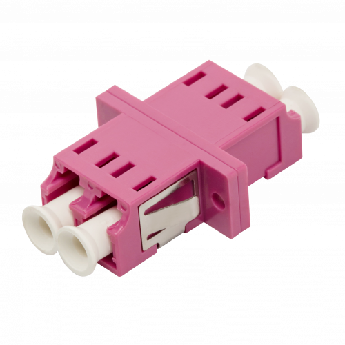 LC optical adapters, duplex
